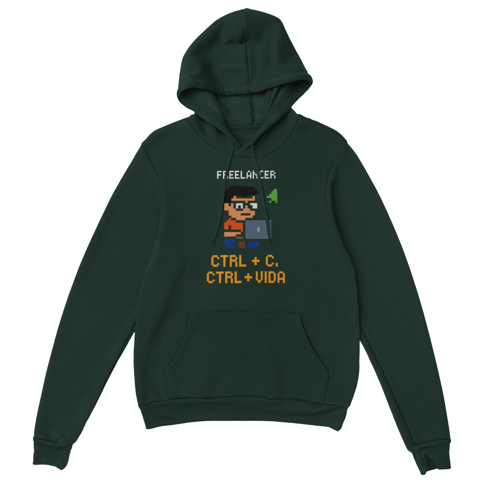 Moletom Unissex Clássico com Capuz | Freelancer Pixel Art - Imagem 5