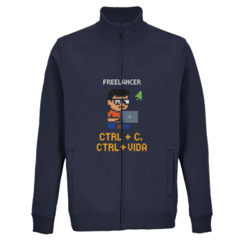 Jaqueta Moletom Unissex com Zíper Integral | Freelancer Pixel Art - Imagem 6