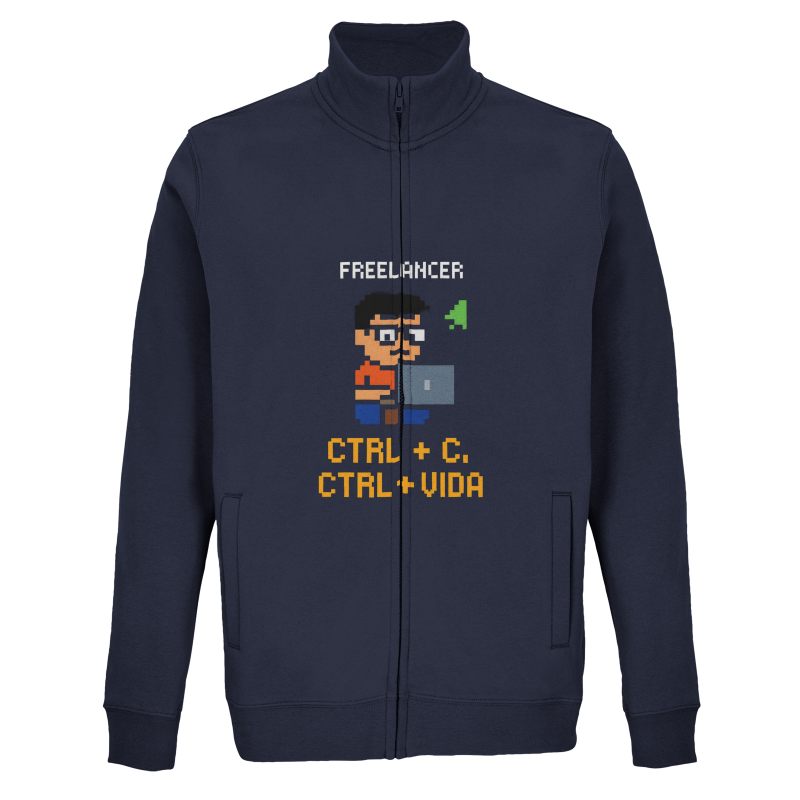 Jaqueta Moletom Unissex com Zíper Integral | Freelancer Pixel Art - Imagem 6