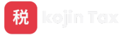 税 Kojin Tax Logo branco